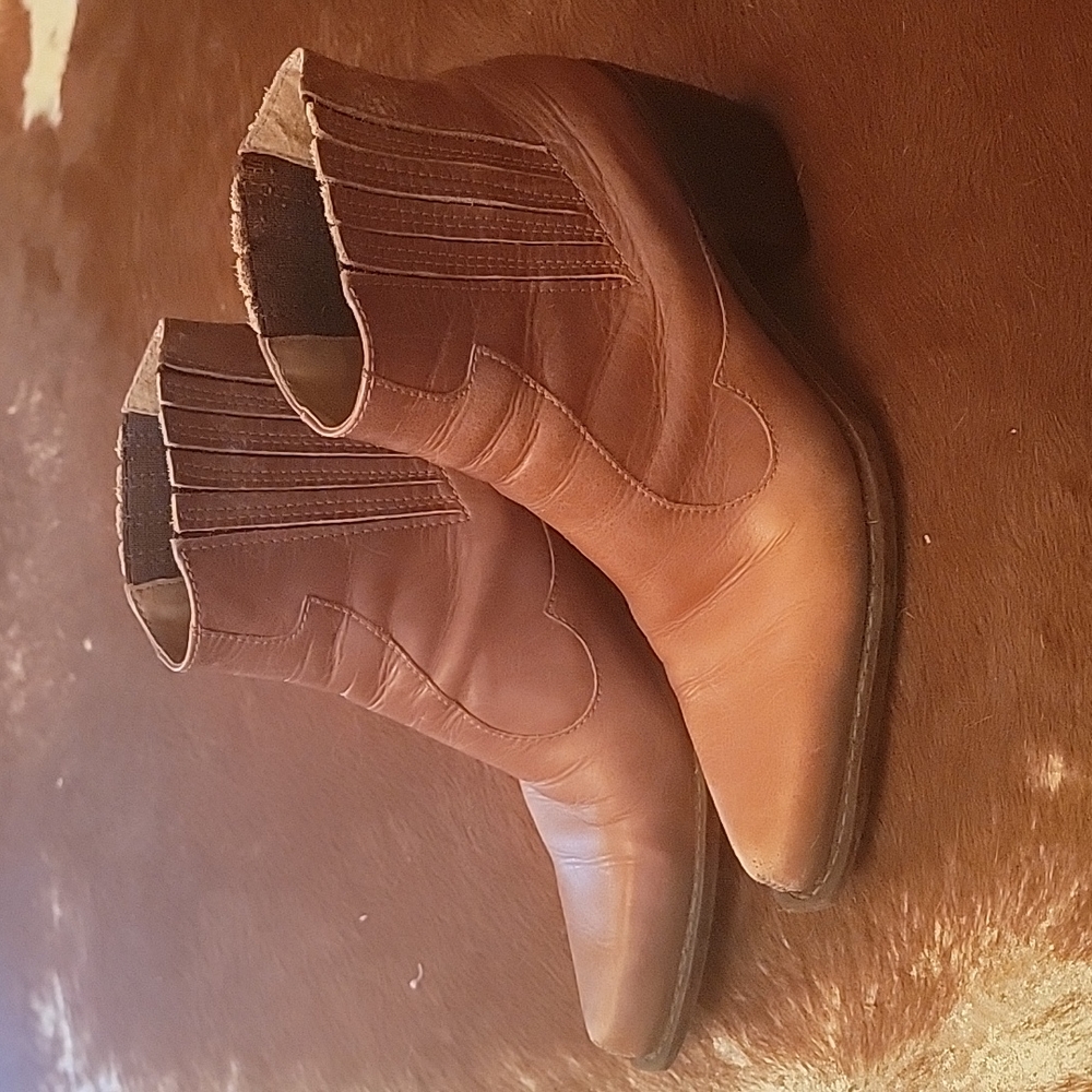 MIA leather ankle booties